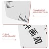 Didiseaon 2pcs Fast Drawing Eyebrow Ruler PVC Mapping Tools Eyebrow