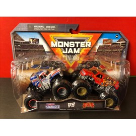 Spin Master 2023 Spin Master Monster Jam 1:64 2-Pack Series 26 Lucas Oil Stabilizer & Jester