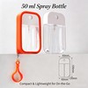 Refillable Card Spray Bottle 50ml Portable Fine Mist Travel Atomizer