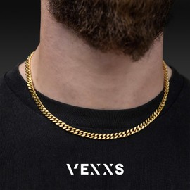 VEXXS Men's Gold Chain Flat Cut04