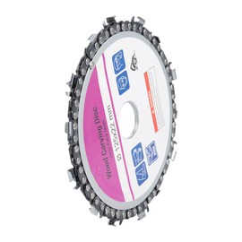 Yakamoz 5 Inch Angle Grinder Disc Chain Plate 14 Teeth 7/8 Inch Arbor Wood Carving Disc Chainsaw Cutter Tool for 125mm Angle Grinder