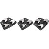 3 x Diamond Grinding Shoes, 16# Black Trapezoidal Diamond Grinder