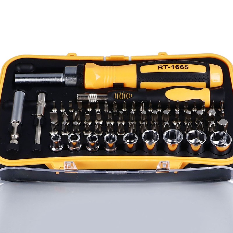65Pcs Screwdriver Set Multi Bits Repair Screwdriver Kit for Electronics