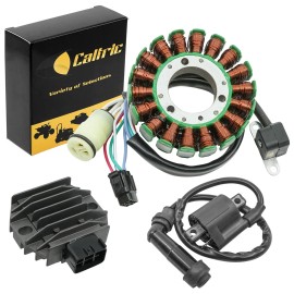 For Yamaha Stator Regulator Rectifier Ignition Coil for Yamaha Big Bear 250 YFM250 2007-09