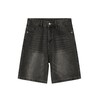 EMMIOL Mens Baggy Jean Shorts Loose Fit Denim Shorts Men