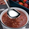 MIUPOO Square Head Dinner Soup Spoons,Flat Square Stainless Steel Tablespoons,Chinese