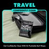 DUDE Wipes On-The-Go Flushable Wet Wipes - 30 Count, Pack