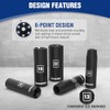 WORKPRO 20-Piece 1/2＂ Drive Deep Impact Socket Set, 6-Point, Cr-V