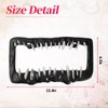 Universal Metal Shark Tooth Teeth Jaws License Plate Frame,Creature Teeth