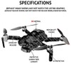 MightySkins Carbon Fiber Skin Compatible with DJI Air 3 -