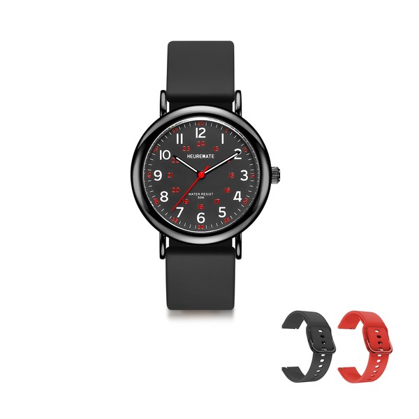 HEUREMATE 5ATM Waterproof Simple Unisex Analog Watch, Medical Professional Nurse