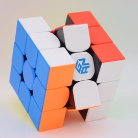 Bukefuno GAN 356 RS 3x3 Rubik's Cube, GAN 356 RS 3x3x3 Speed Cube, GAN356 RS 3x3 Educational Stickerless Speedcube Puzzle