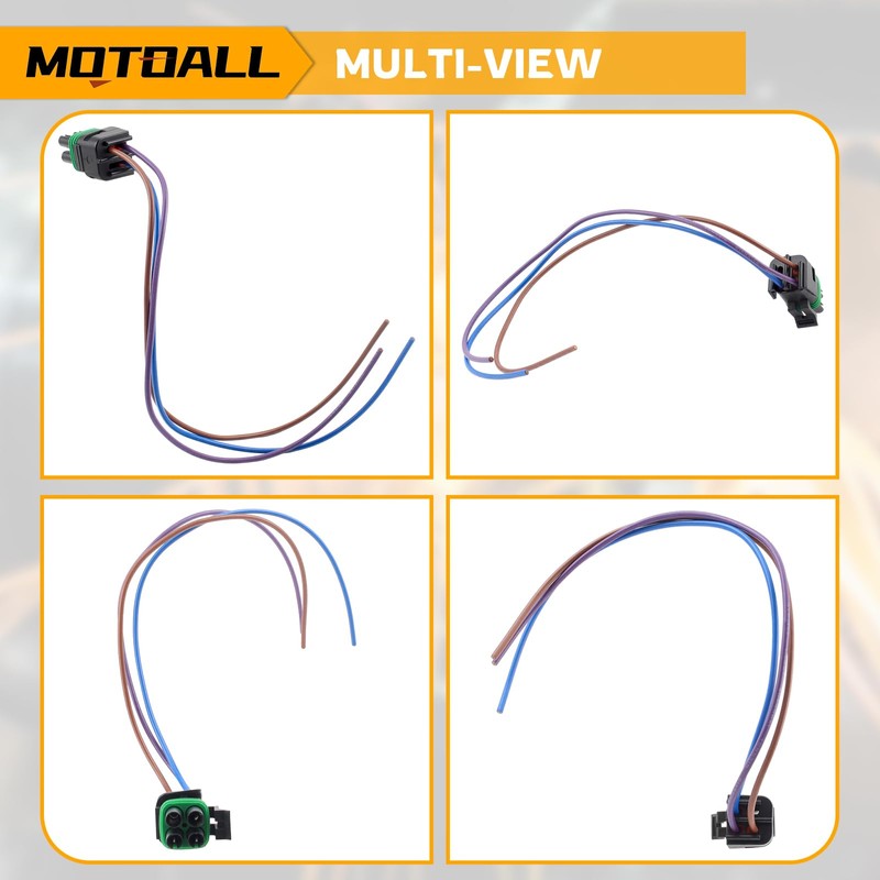MOTOALL Converter TCC 700R4 4L60 Connector Pigtail Wiring Harness TPI