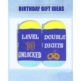 VROCUSE Basketball Socks for Tween Girls Boys Age 10th Birthday GIfts - Double Digits Birthday Gift Ideas Presents-Ten Year Old Girl Gifts