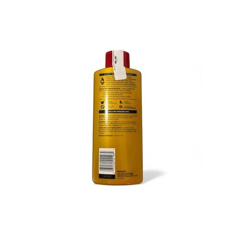 Eucerin Skin Calming Body Wash Big Bottle 16.9 Fl Oz/500ml