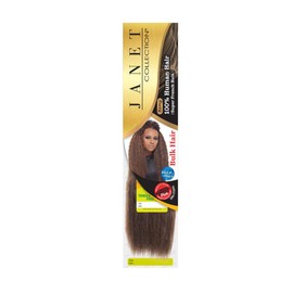 Janet Collection Human Hair Braids Super French Bulk 24" (1B)