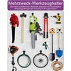Grass Strimmer Wall Bracket, Falezern 2 Pcs Universal Metal Garden