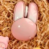 Mouse Inalámbrico Silencioso Conejo Adorable - Ergonomico, 5 Colores (Rosa/Azul),
