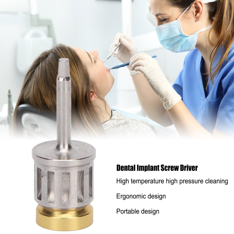HEX1.0 Micro Dental Implant Screwdriver Stainless Steel Implant Screwdriver Tool