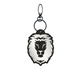 Reflexy Lion with Magnificent Mane Reflector Pendant Recycled Felt Pedestrian Reflector Pendant Lion Mane Africa Predator Cat Big Cat