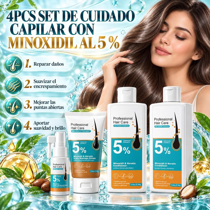 4PCS Profesional para el Cuidado del Cabello