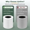 A2002 Replacement Filter Compatible with A2002 Air Purifie-r, 3-In-1 H13