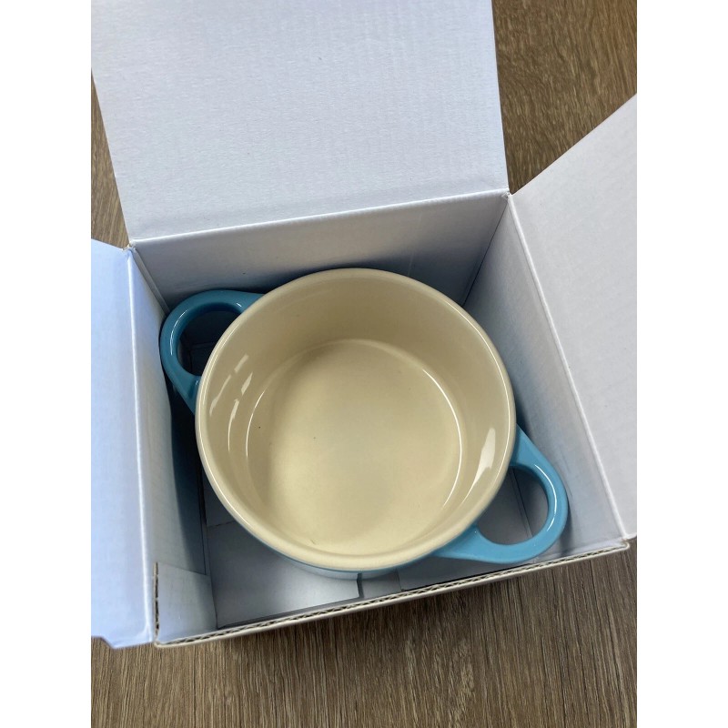 Le Creuset "Turquoise" 8 Oz Mini Round Cocotte LE CREUSET