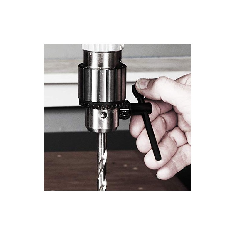 Century Drill & Tool 64501 Chuck Key, 5/32" Pilot, Black