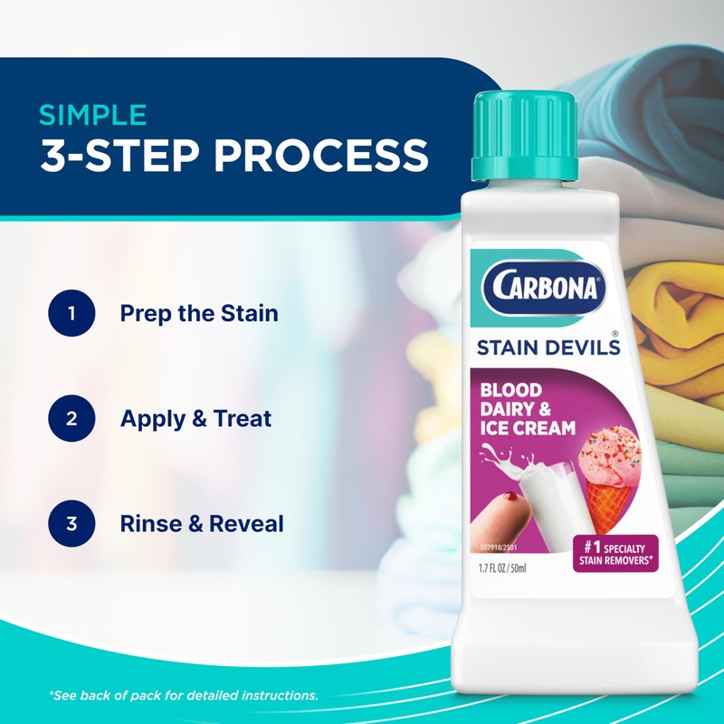 Carbona Stain Devils® #4 | Blood, Dairy & Ice Cream