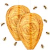 8 Pack Wasp Nest Decoy Effective Deterrence Hanging Fake Wasp