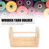 Wooden Yarn Holder Single Rotating Yarn Storage Horizontal Crochet Yarn