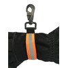 LINE2design Heavy Duty Firefighter Glove Strap with Orange Reflective Trim