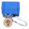 DC12V DN15 1/2 Inch Electric Ball Valve Brass Motorized Switch