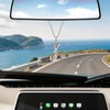 Sword Cross for Car Rear View Mirror Decor Stainless Steel