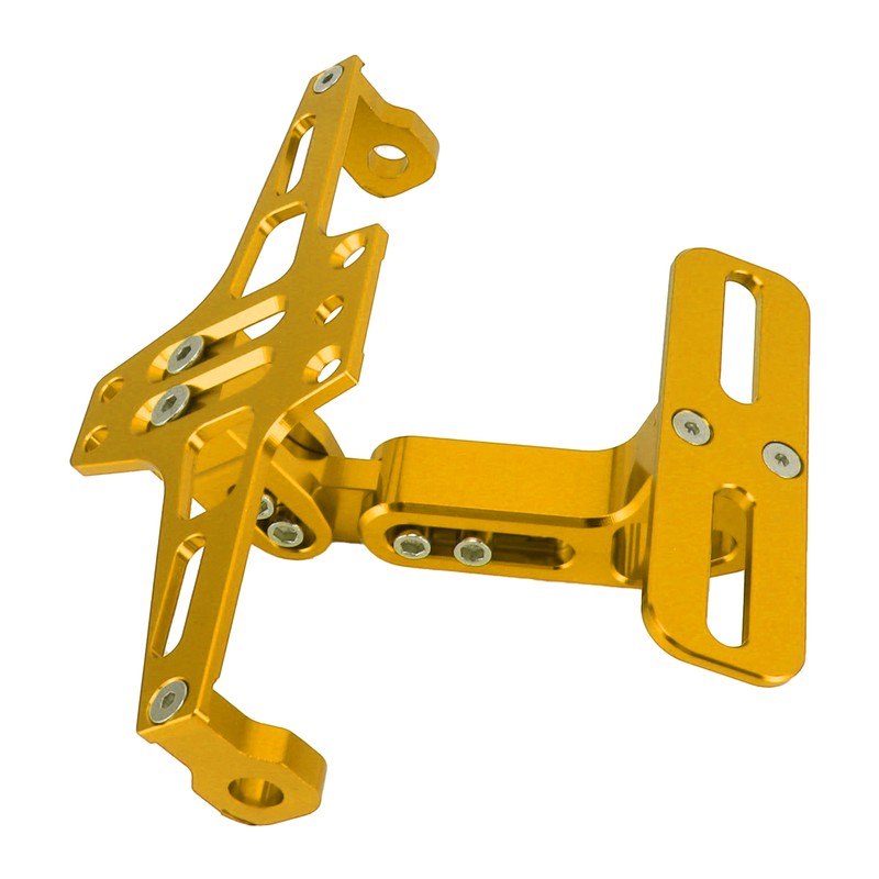 Motorcycle License Plate Bracket CNC Aluminium Alloy Universal Adjustable Motorcycle
