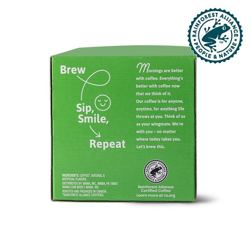 Wawa Mild Roast Single Cup Hazelnut Coffee Pods, 12 Pods,