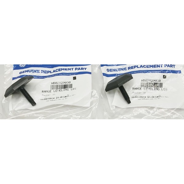WB02X29030 Oven Range Stove Leveling Leg - New - Set