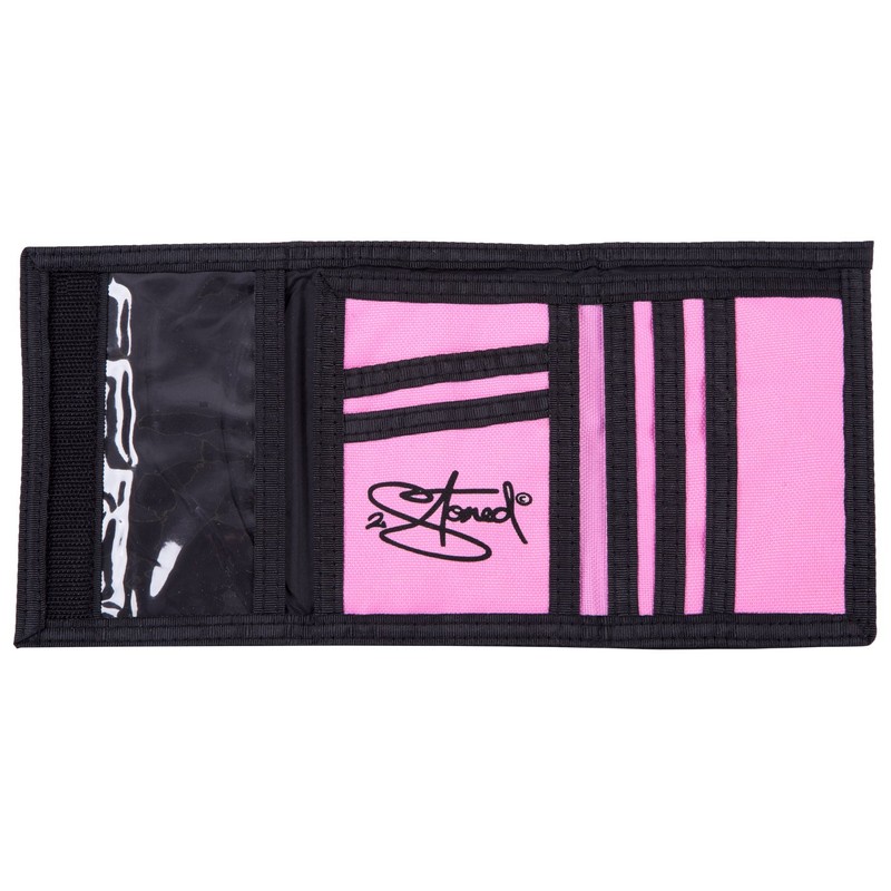 2Stoned Unisex Wallet with Velcro Fastening Made of Polyester in