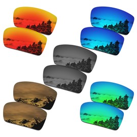 SmartVLT Set of 5 Men's Replacement Lenses for Oakley Crankshaft OO9239 Sunglass Combo Pack S02