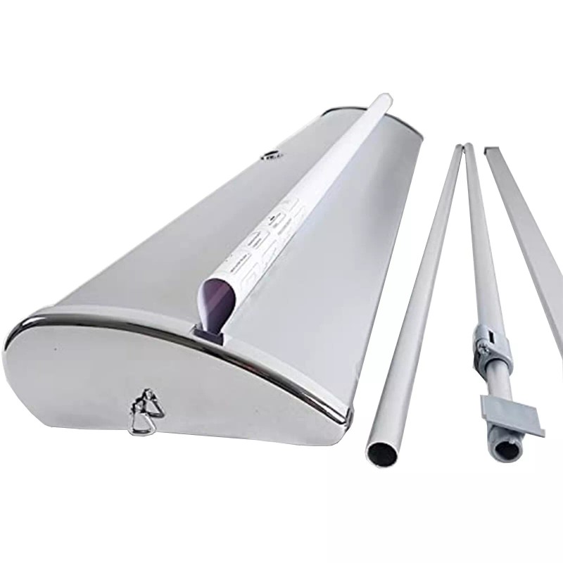 AD. Printing Materials Store 33 ½"x80"(WxH) Premium Retractable Banner Standwith