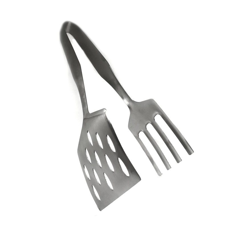 BWD Stainless Steel Big Tongs Design#1 BBQ Food Meat Steak