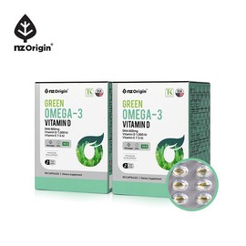 Enget Origin Green Omega 3 Vitamin D (60 capsules/2 capsules per day/1 month supply/vegetable omega 3) / 엔젯오리진  그린 오메가3 비타민D (60캡슐/1일2캡슐/1개월분/식물성오메가3
