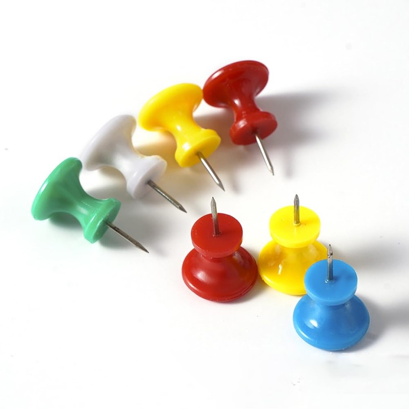 HugeDE 60 Pcs Giant Large Push Pins Big Thumb Tacks