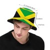 Jamaica Flag Bucket Hat Outdoor Jamaican Sun Hat Packable Fisherman
