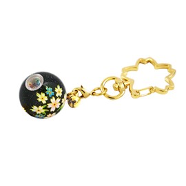 Zoon Kaleidoscope Key Holder, Japanese Pattern, Made in Japan, Souvenir, Black