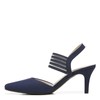 LifeStride Sanya - Zapatos de tacón para Mujer, Azul Marino,
