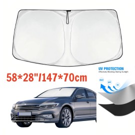Neverland Car Windshield Front Window Sun Shade Cover Visors UV Foldable Protect 58"*28" 1