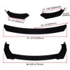 Unbranded For Chevy Camaro Front Splitter Bumper Lip Spoiler Strut
