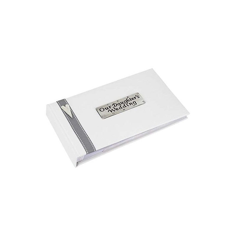 Our Daughter's Wedding, Pocket sized photo album with Grey ribbon