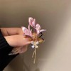 RELKLYU 2 Stücke Blumenbrosche, Elee Brosche, Dekorationsbrosche, Kreativer Styling-Brosche, Brosche
